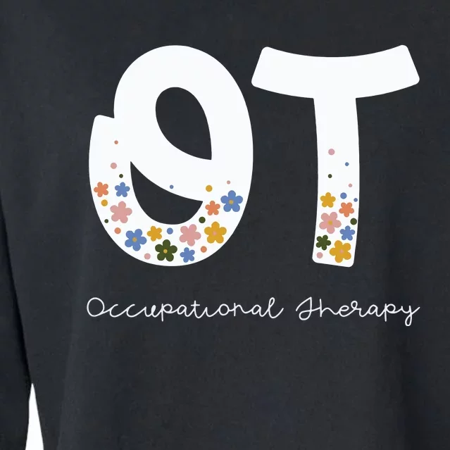 Occupational Therapy Summer Cropped Pullover Crew