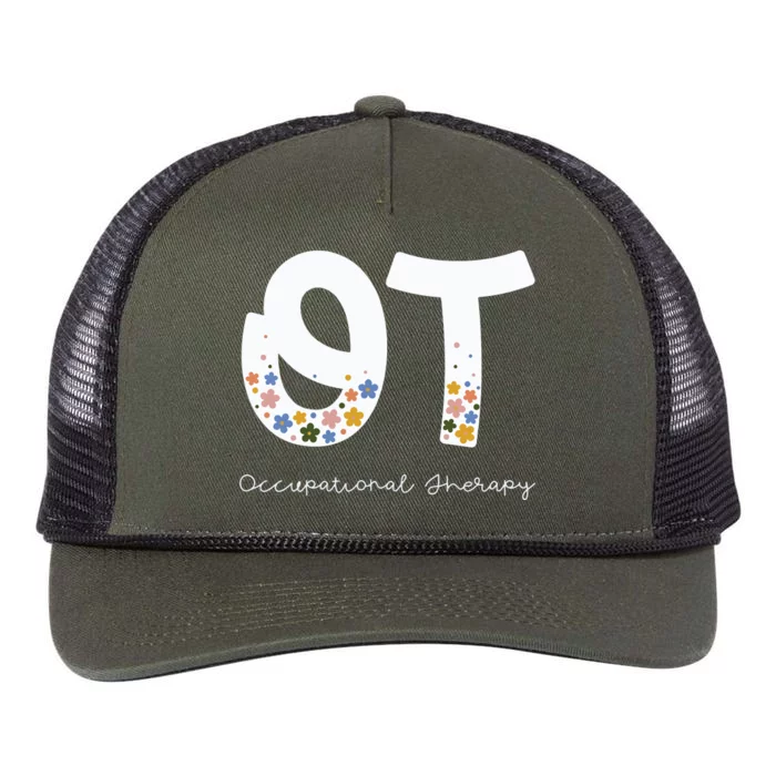 Occupational Therapy Summer Retro Rope Trucker Hat Cap