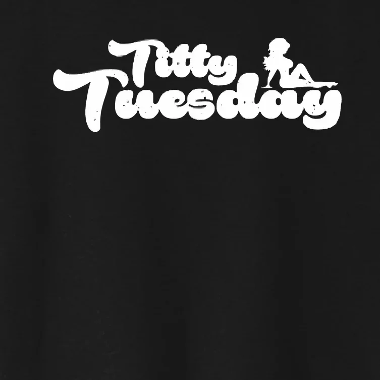 Ohthatfknguy Titty Tuesday Women's Crop Top Tee