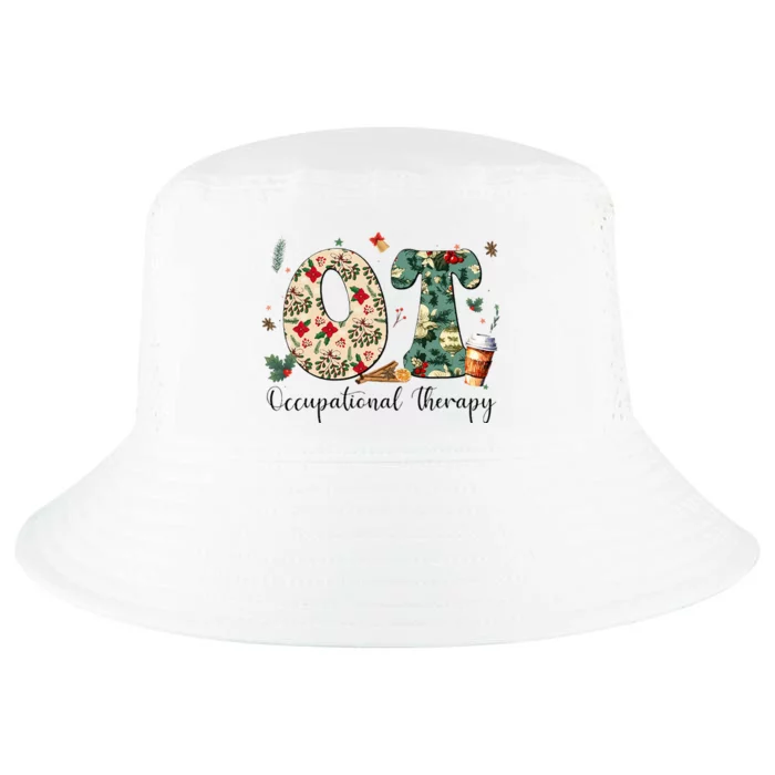 Occupational Therapy Therapist Christmas OT OTA Cool Comfort Performance Bucket Hat