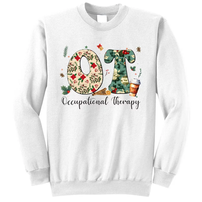 Occupational Therapy Therapist Christmas OT OTA Sweatshirt