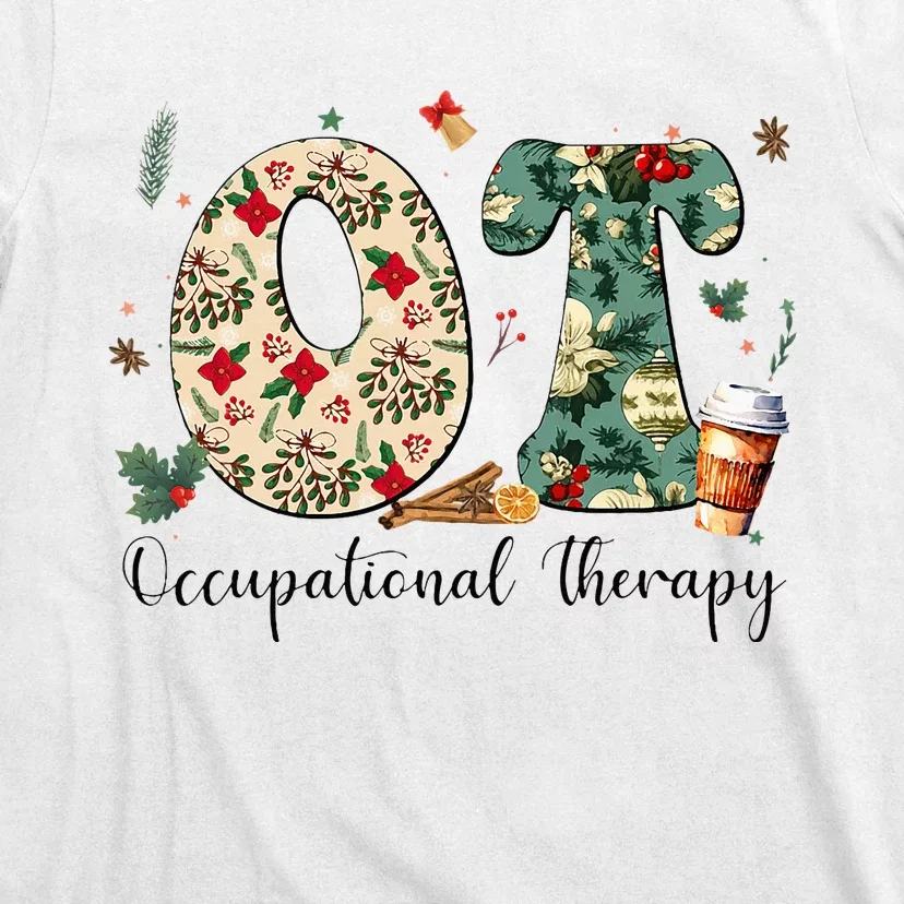 Occupational Therapy Therapist Christmas OT OTA T-Shirt