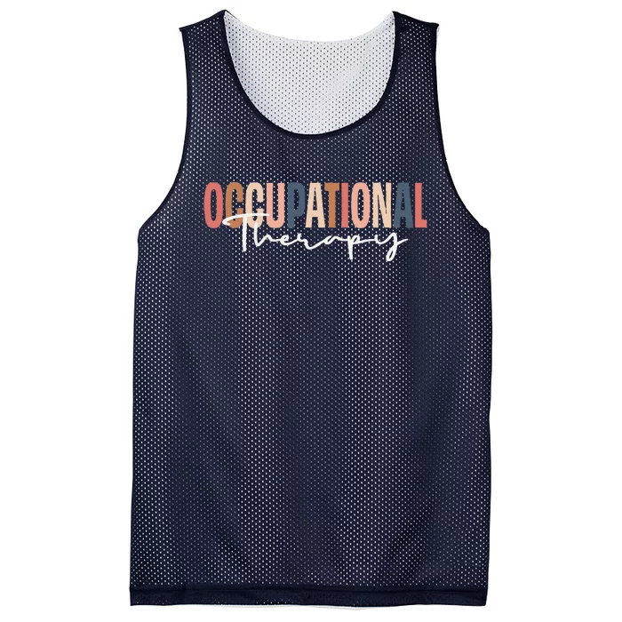 Occupational Therapy & Therapists Ot Month Gift Mesh Reversible Basketball Jersey Tank