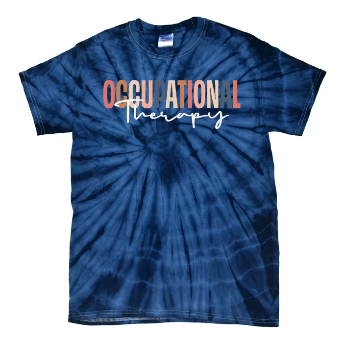 Occupational Therapy & Therapists Ot Month Gift Tie-Dye T-Shirt