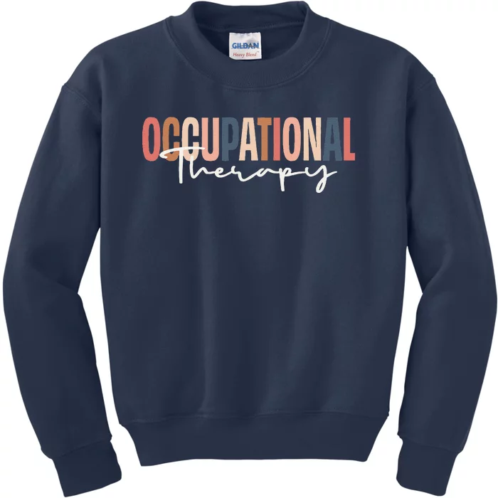 Occupational Therapy & Therapists Ot Month Gift Kids Sweatshirt