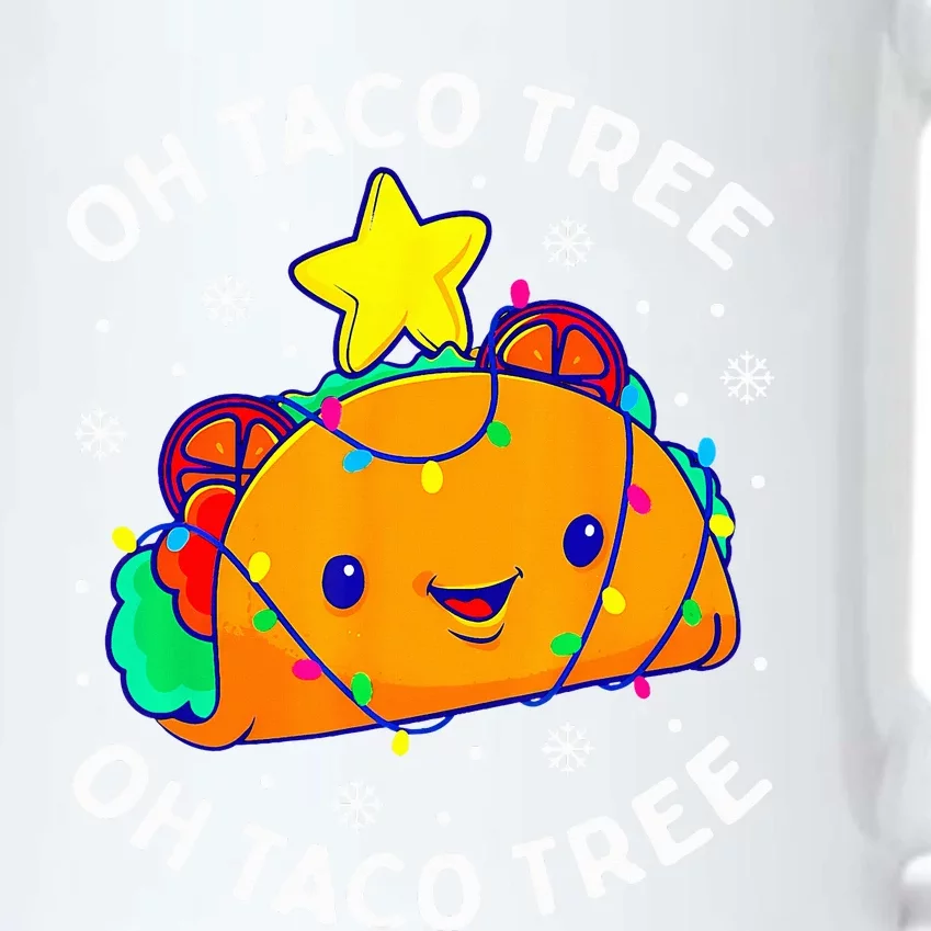 Oh Taco Tree Christmas Cute Xmas Mexican Food Lover Gifts Black Color Changing Mug