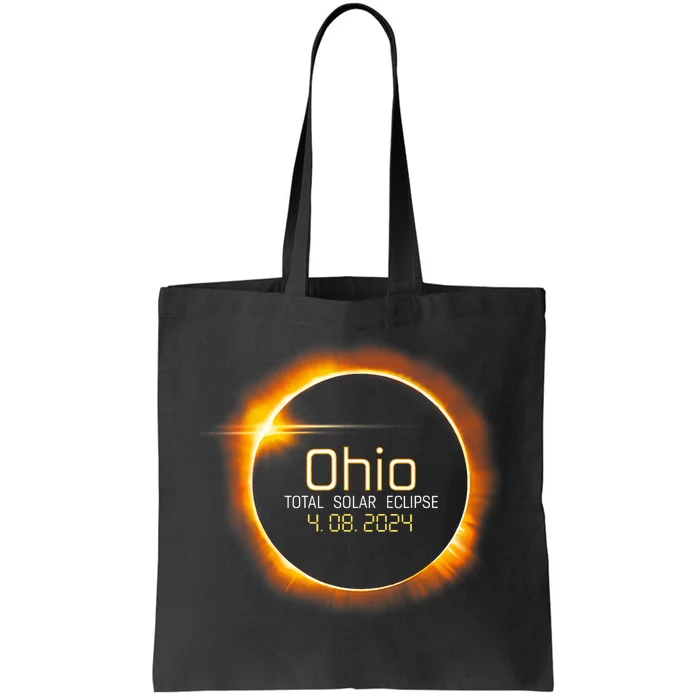 Ohio Totality Total Solar Eclipse April 8 2024 Tote Bag