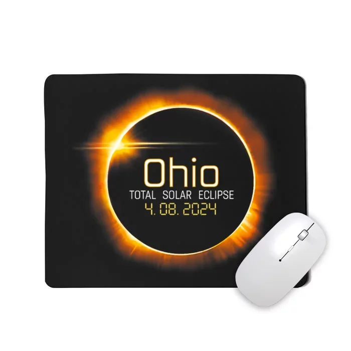 Ohio Totality Total Solar Eclipse April 8 2024 Mousepad