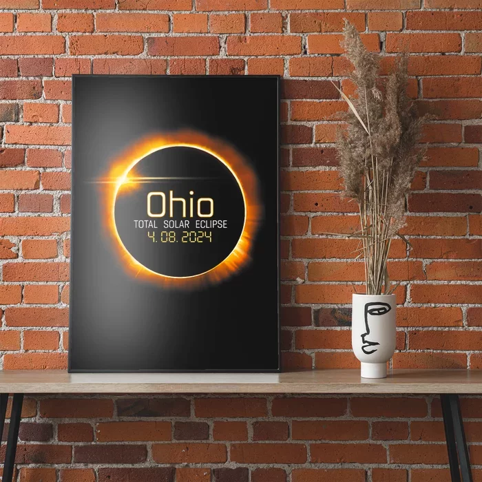 Ohio Totality Total Solar Eclipse April 8 2024 Poster