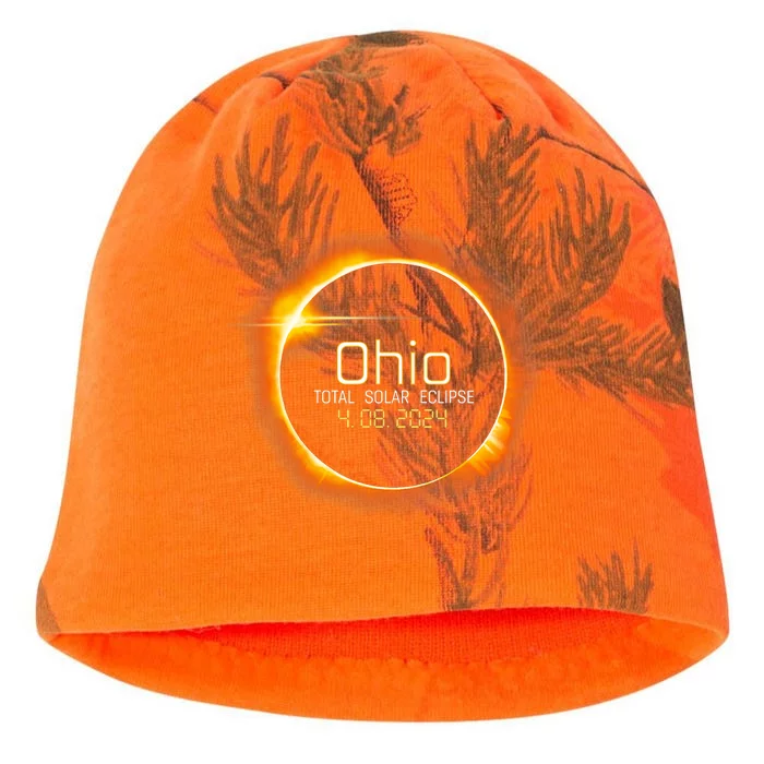 Ohio Totality Total Solar Eclipse April 8 2024 Kati - Camo Knit Beanie