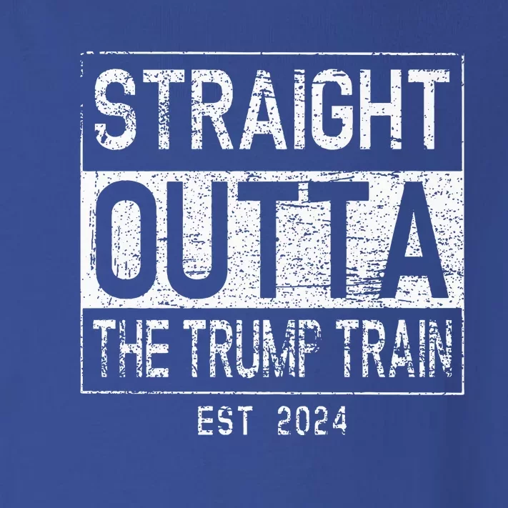 Outta The Trump Train In 2024 Anti Trump Toddler Long Sleeve Shirt