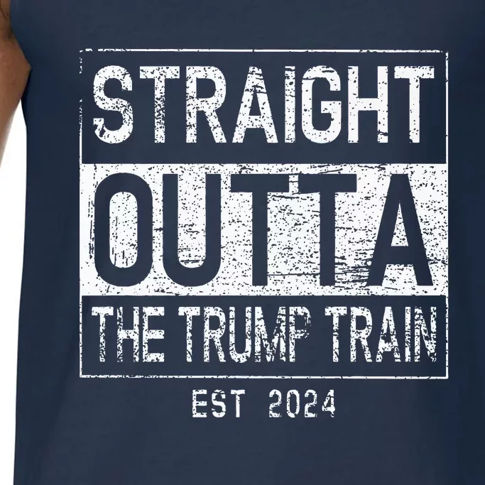 Outta The Trump Train In 2024 Anti Trump Comfort Colors® Tank Top