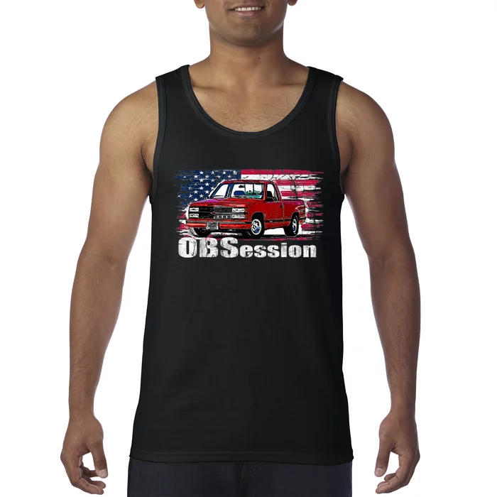 OBS Truck Troka Old School Pickup Low Rider Tank Top