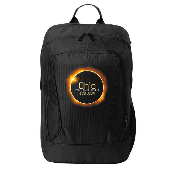 Ohio Totality Total Solar Eclipse April 8 2024 City Backpack