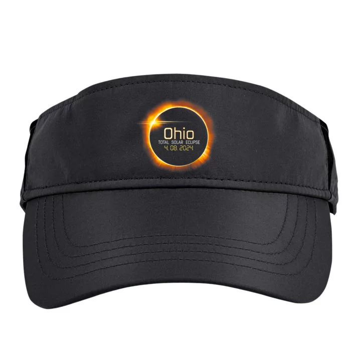 Ohio Totality Total Solar Eclipse April 8 2024 Adult Drive Performance Visor