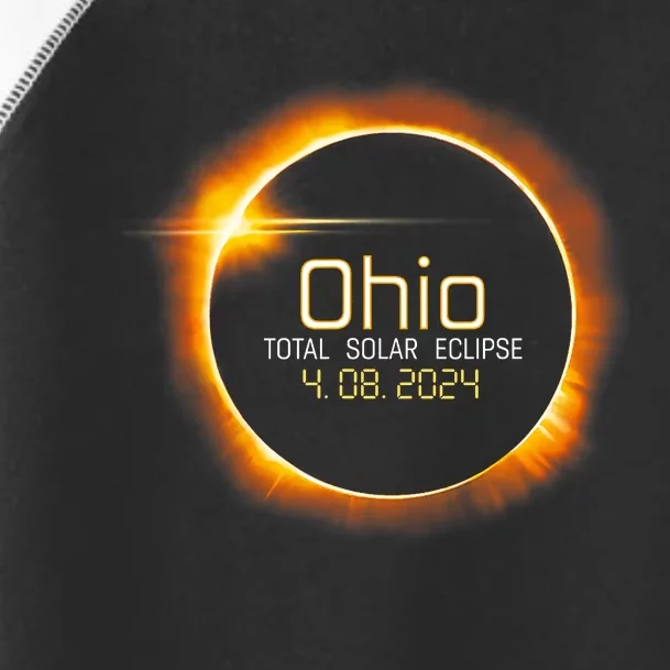 Ohio Totality Total Solar Eclipse April 8 2024 Toddler Fine Jersey T-Shirt