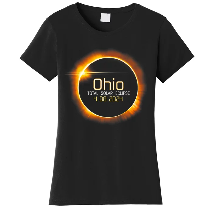 Ohio Totality Total Solar Eclipse April 8 2024 Women's T-Shirt