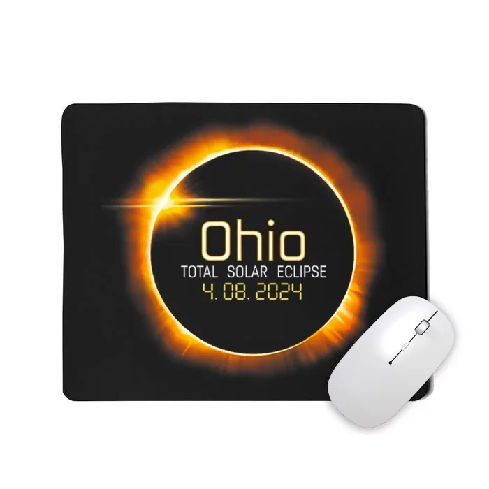 Ohio Totality Total Solar Eclipse April 8 2024 Mousepad