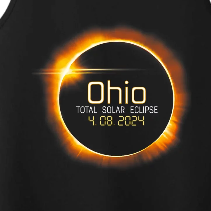 Ohio Totality Total Solar Eclipse April 8 2024 Performance Tank