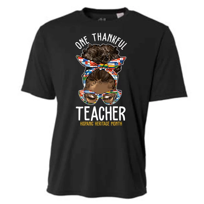 One Thankful Teacher Hispanic Heritage Month Cooling Performance Crew T-Shirt