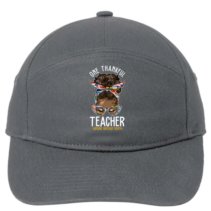 One Thankful Teacher Hispanic Heritage Month 7-Panel Snapback Hat