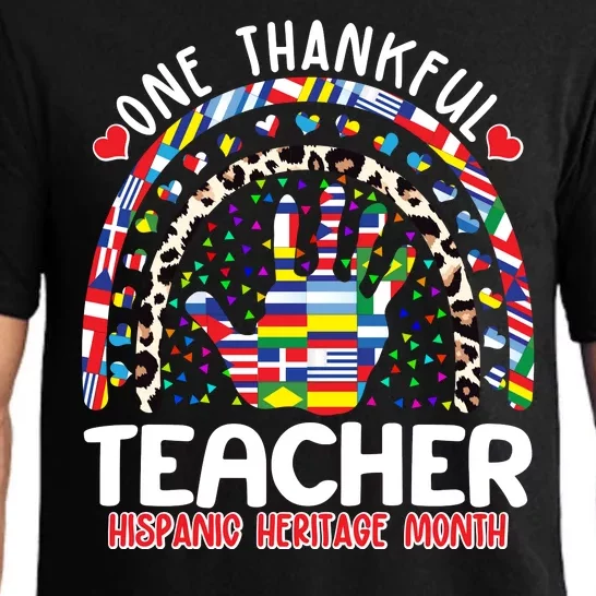 One Thankful Teacher Hispanic Heritage Month Pajama Set