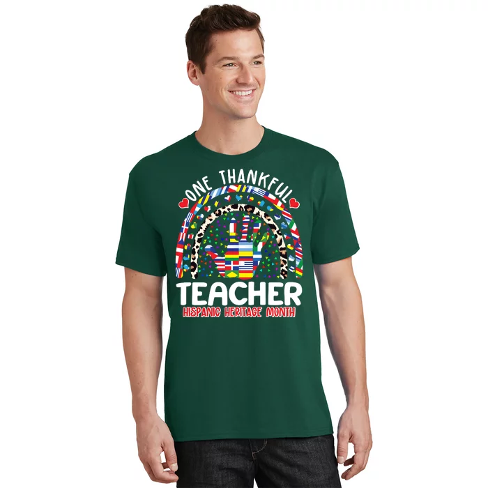 One Thankful Teacher Hispanic Heritage Month T-Shirt