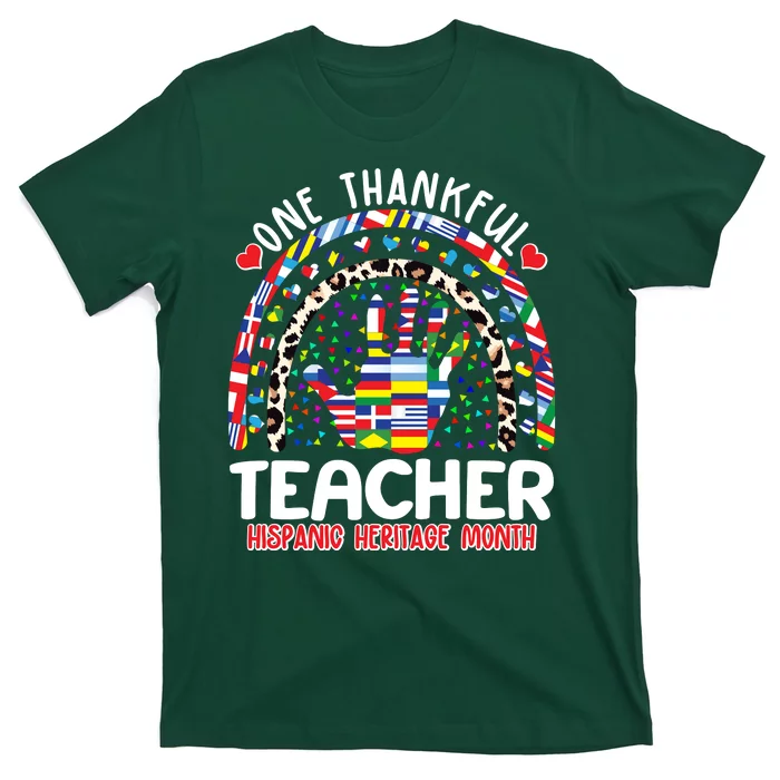 One Thankful Teacher Hispanic Heritage Month T-Shirt