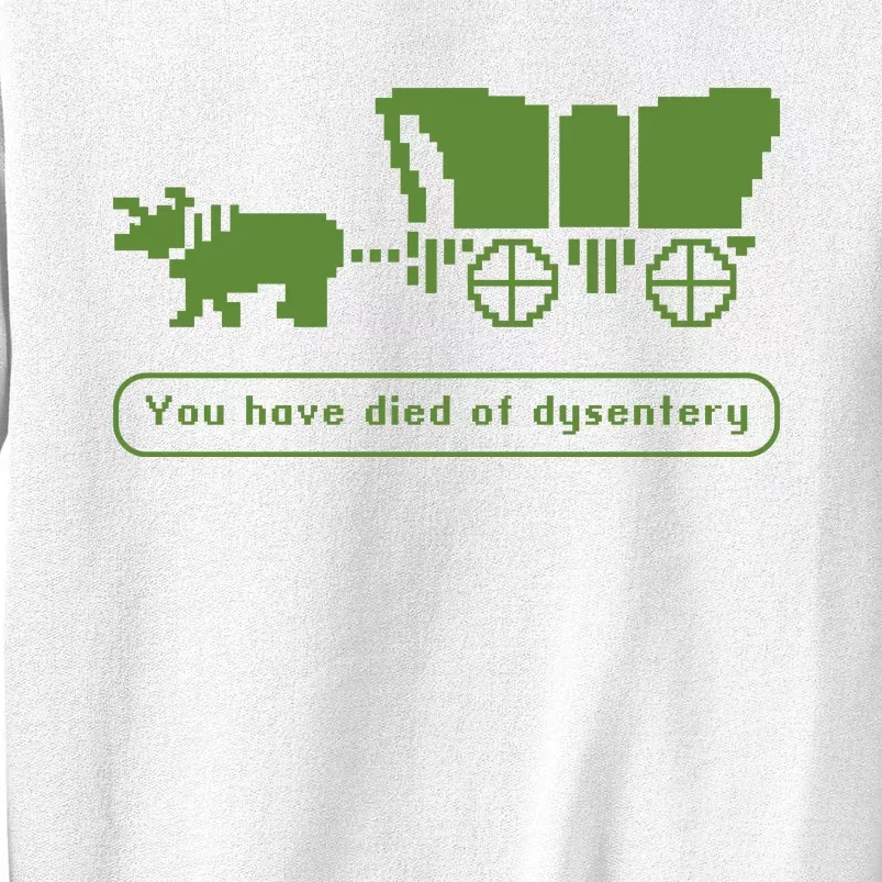 Oregon Trail T Shirt You Have Died Of Dysentery 8Bit Video Game 1865 Sweatshirt