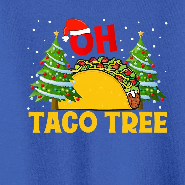 Oh Taco Tree Christmas Cute Xmas Mexican Food Tacos Lover Toddler T-Shirt