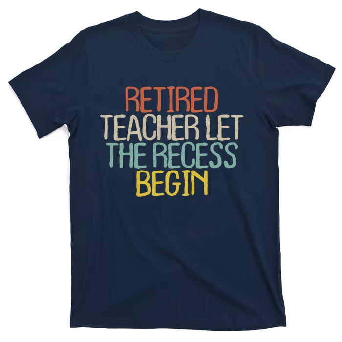 Old Text Vintage Retired Teacher T-Shirt