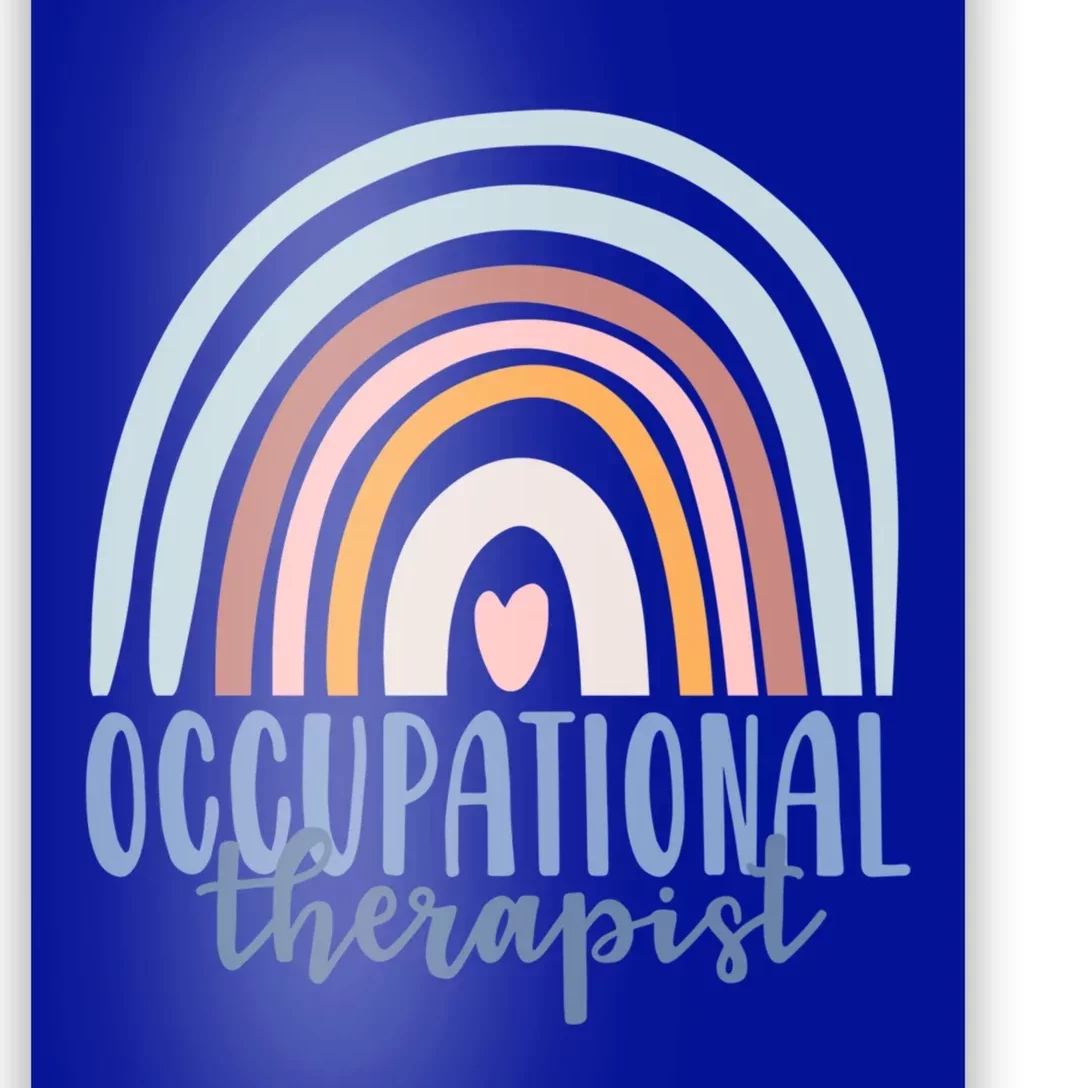 Occupational Therapy Worker Ot Boho Rainbow Retro Gift Cute Gift Poster