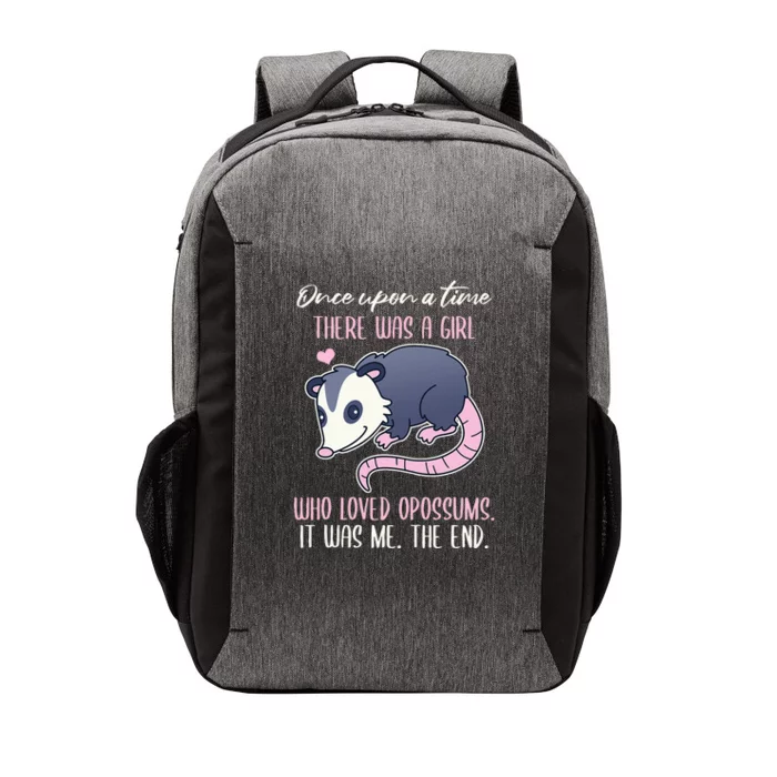 Once There Was A Girl Who Loved Opossums Vector Backpack