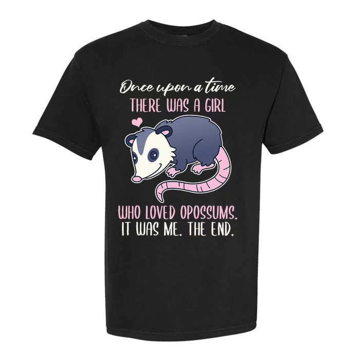 Once There Was A Girl Who Loved Opossums Garment-Dyed Heavyweight T-Shirt