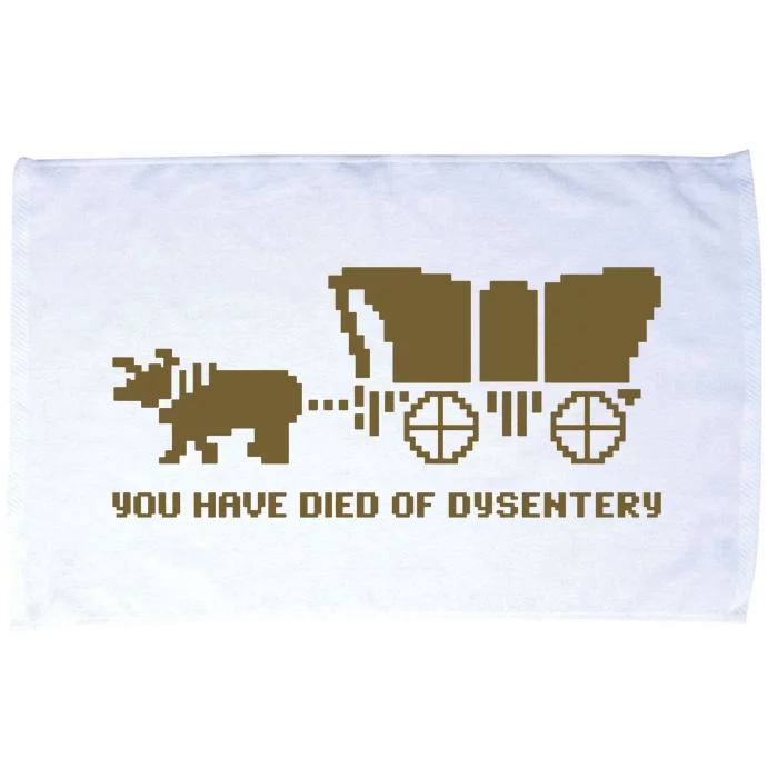 Oregon Trail You Have Died Of Dysentery Microfiber Hand Towel