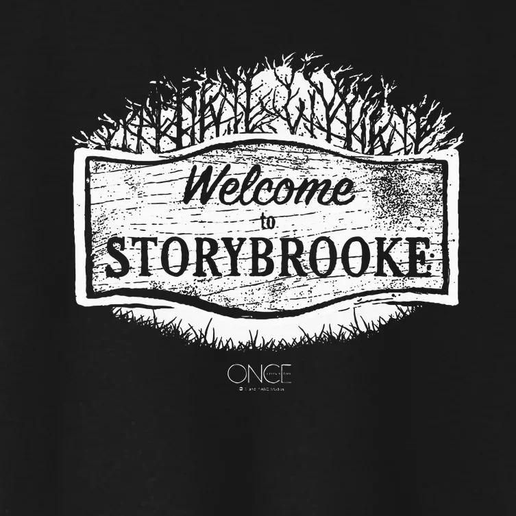 Once Upon A Time Welcome To Storybrooke Women's Crop Top Tee