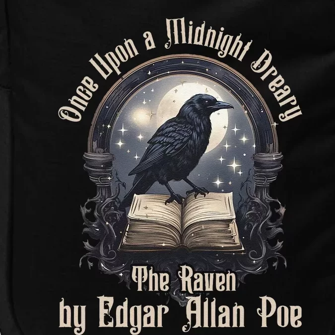 Once Upon A Midnight Dreary The Raven By Edgar Allan Poe (1) Impact Tech Backpack