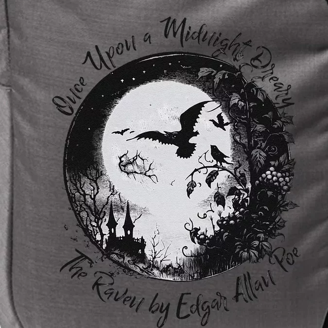 Once Upon A Midnight Dreary The Raven By Edgar Allan Poe Impact Tech Backpack