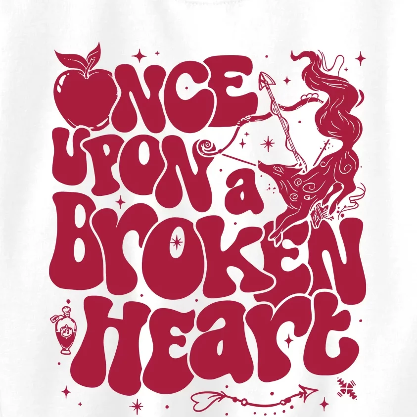 Once Upon A Broken Heart Kids Sweatshirt