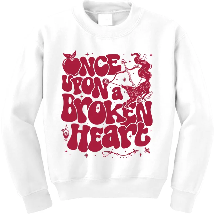 Once Upon A Broken Heart Kids Sweatshirt