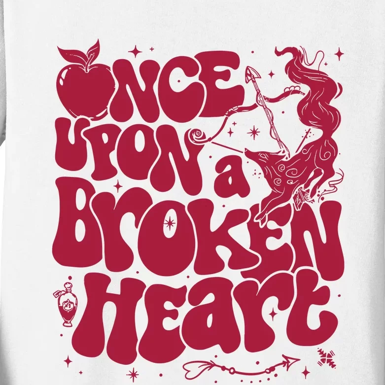 Once Upon A Broken Heart Kids Long Sleeve Shirt