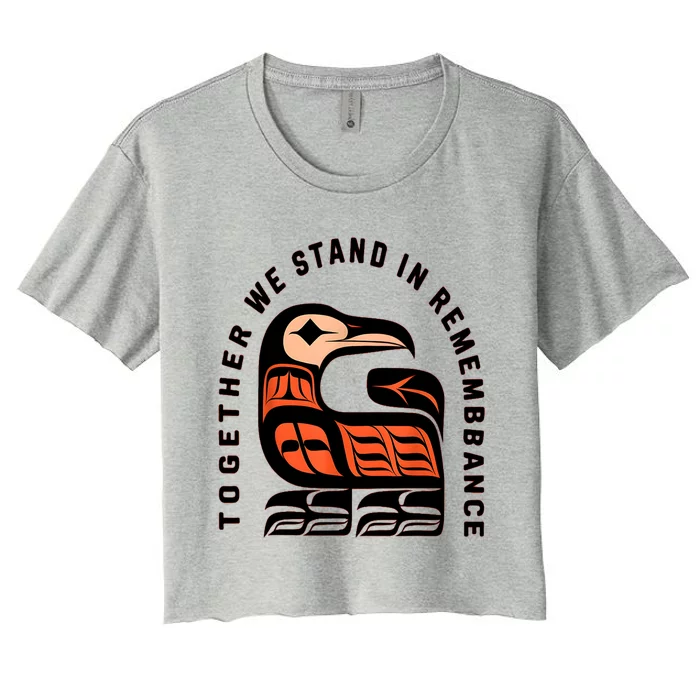 Orange Unity Day: Native American Every Child Women's Crop Top Tee