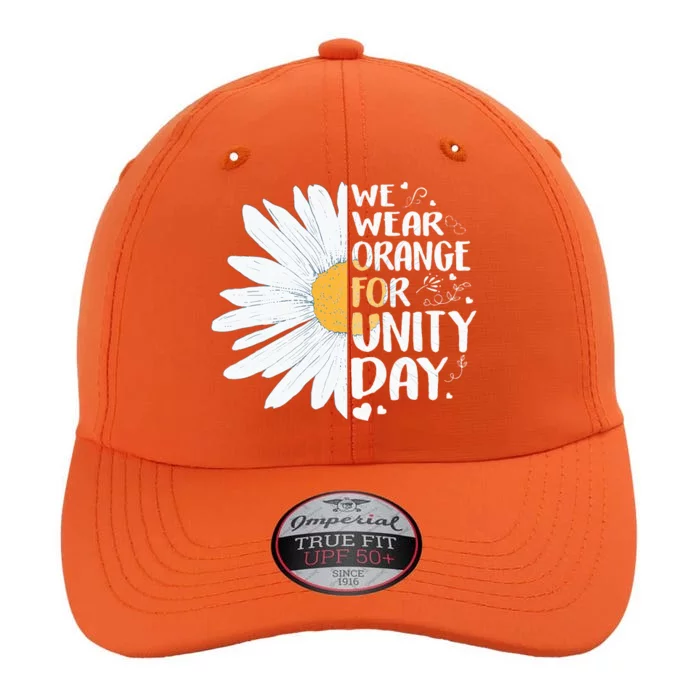 ORANGE UNITY DAY Daisy We Wear Orange For Unity Day The Original Performance Cap