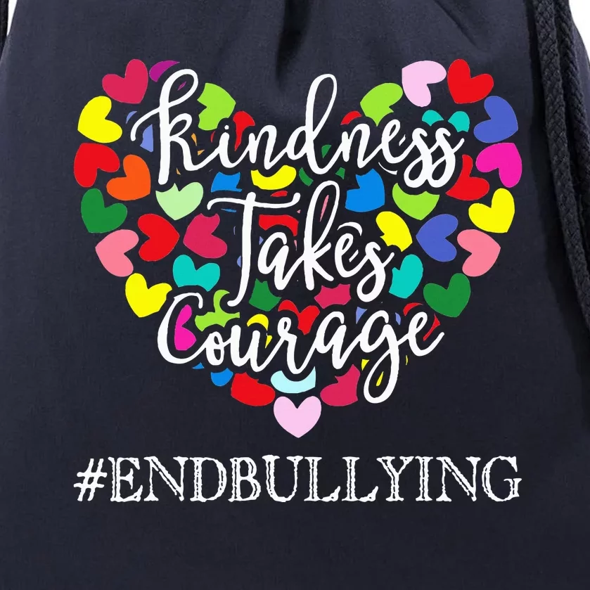 Orange Unity Day Anti Bullying Spreed Kindness Drawstring Bag