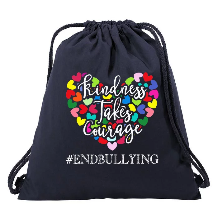 Orange Unity Day Anti Bullying Spreed Kindness Drawstring Bag