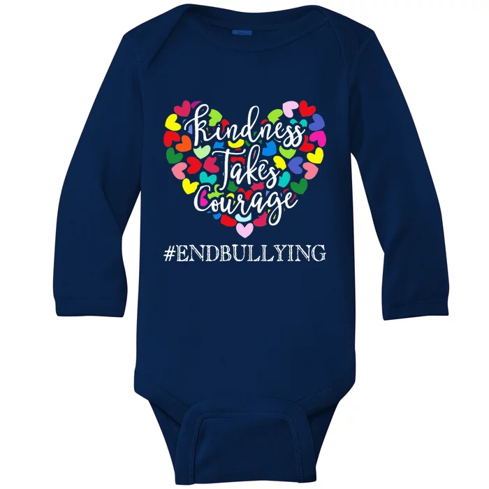 Orange Unity Day Anti Bullying Spreed Kindness Baby Long Sleeve Bodysuit