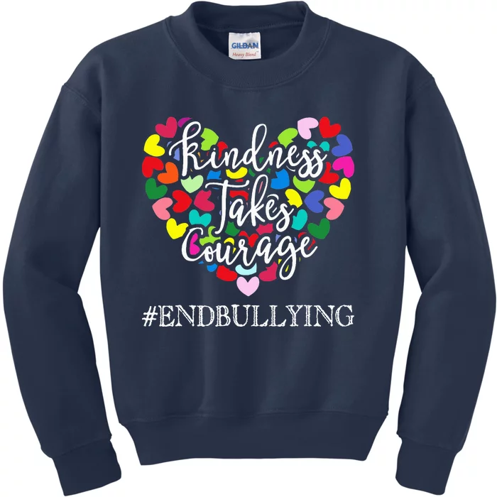 Orange Unity Day Anti Bullying Spreed Kindness Kids Sweatshirt