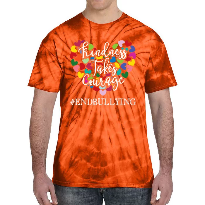 Orange Unity Day Antibullying Spreed Kindness Tie-Dye T-Shirt