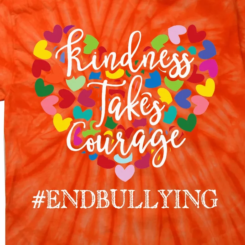 Orange Unity Day Antibullying Spreed Kindness Tie-Dye T-Shirt