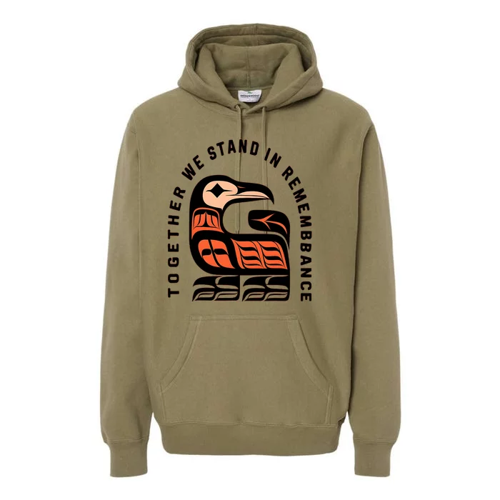 Orange Unity Day Native American Every Child Premium Hoodie